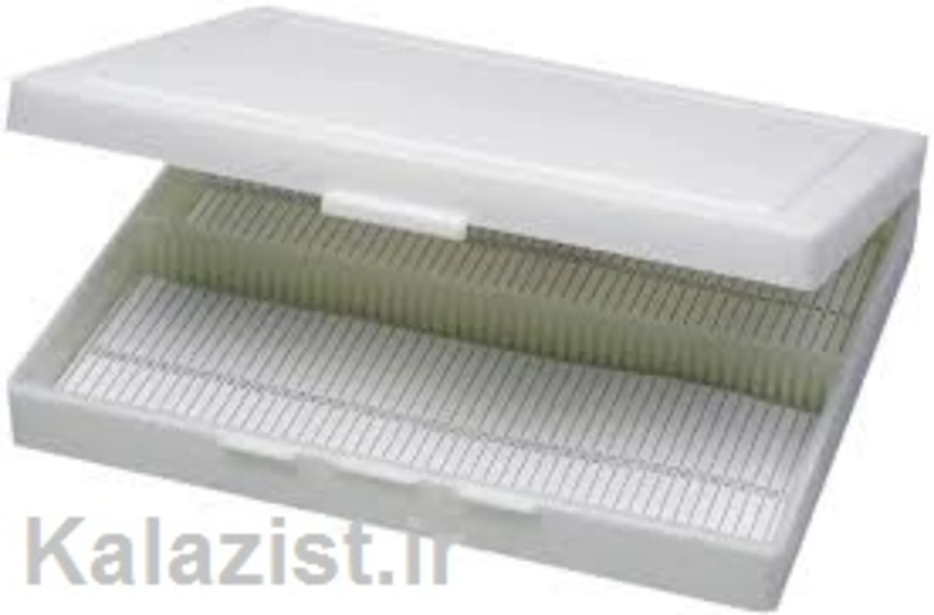 Microscope slide storage box کالا زیست kalazist جعبه لام جای لام